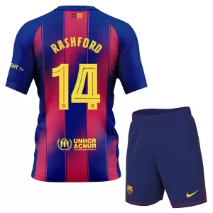 Kit De Football FC Barcelone Marcus Rashford 14 Enfant Third 25/26