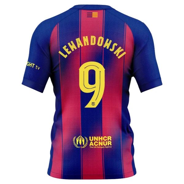 Kit De Football FC Barcelone Robert Lewandowski 9 Enfant Domicile 25/26