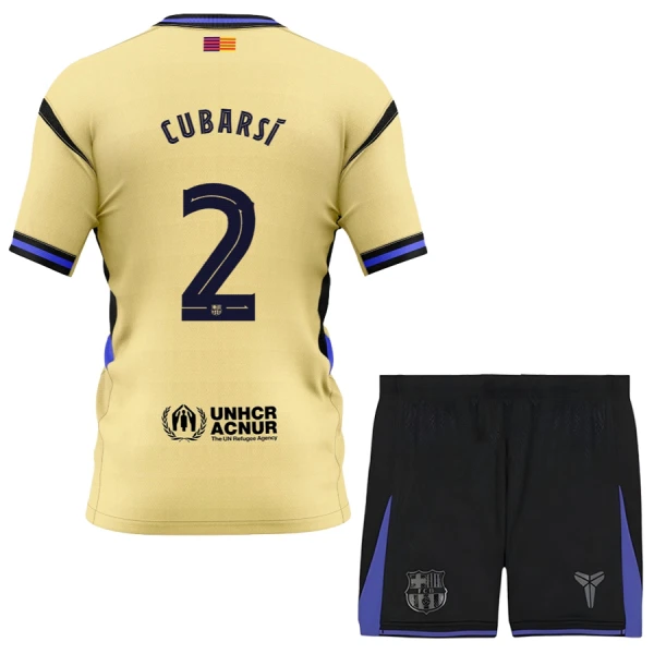 Kit De Football FC Barcelone x Kobe Bryant Cubarsi 2 Enfant Extérieur 25/26 Kit De Football FC Barcelone x Kobe Bryant Cubarsi 2 Enfant Extérieur 25/26