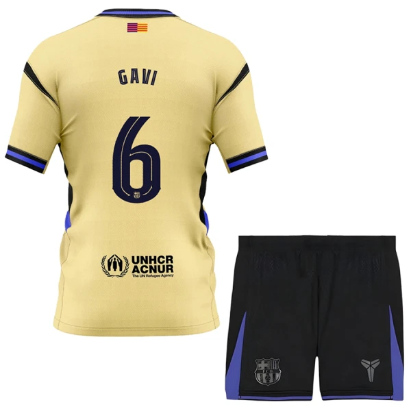 Kit De Football FC Barcelone x Kobe Bryant Gavi 6 Enfant Extérieur 25/26