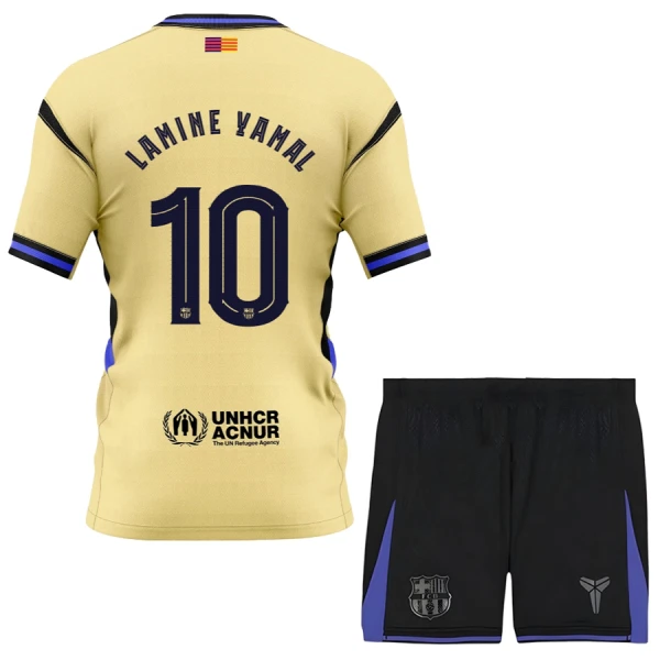 Kit De Football FC Barcelone x Kobe Bryant Lamine Yamal 10 Enfant Extérieur 25/26 Kit De Football FC Barcelone x Kobe Bryant Lamine Yamal 10 Enfant Extérieur 25/26