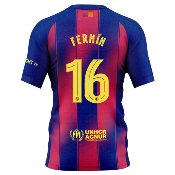 Maillot De Foot FC Barcelone Fermin 16 Domicile 25/26 Maillot De Foot FC Barcelone Fermin 16 Domicile 25/26