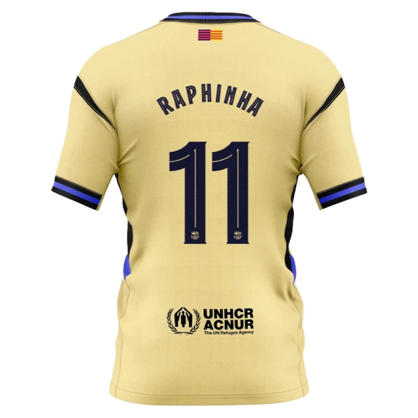 Maillot De Foot FC Barcelone x Kobe Bryant Raphinha 11 Extérieur 25/26
