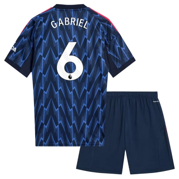 Kit De Football Arsenal Gabriel 6 Enfant Extérieur 25/26 Kit De Football Arsenal Gabriel 6 Enfant Extérieur 25/26
