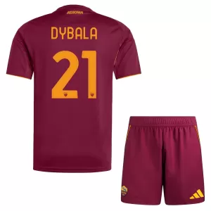 Kit De Football AS Roma Paulo Dybala 21 Enfant Domicile 25/26 Kit De Football AS Roma Paulo Dybala 21 Enfant Domicile 25/26