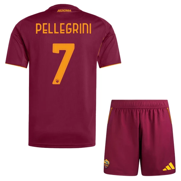 Kit De Football AS Roma Pellegrini 7 Enfant Domicile 25/26 Kit De Football AS Roma Pellegrini 7 Enfant Domicile 25/26