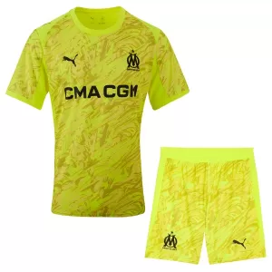 Kit De Football Gardien Olympique de Marseille Enfant 25/26 Jaune Kit De Football Gardien Olympique de Marseille Enfant 25/26 Jaune