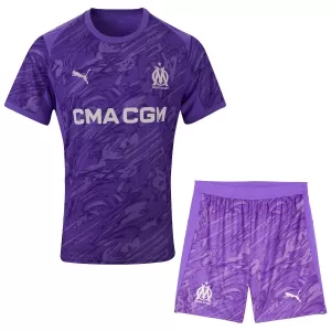 Kit De Football Gardien Olympique de Marseille Enfant 25/26 Violet Kit De Football Gardien Olympique de Marseille Enfant 25/26 Violet