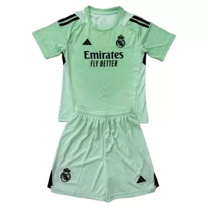 Kit De Football Gardien Real Madrid Enfant 25/26 Vert Kit De Football Gardien Real Madrid Enfant 25/26 Vert