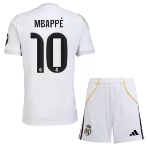 Kit De Football Real Madrid Kylian Mbappé 10 Enfant Domicile 25/26 Kit De Football Real Madrid Kylian Mbappé 10 Enfant Domicile 25/26