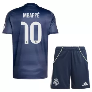 Kit De Football Real Madrid Kylian Mbappé 10 Enfant Extérieur 25/26 Kit De Football Real Madrid Kylian Mbappé 10 Enfant Extérieur 25/26