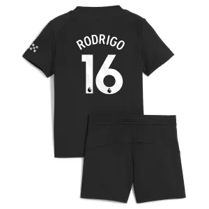 Kit De Football Manchester City Rodrigo Hernández 16 Enfant Extérieur 25/26