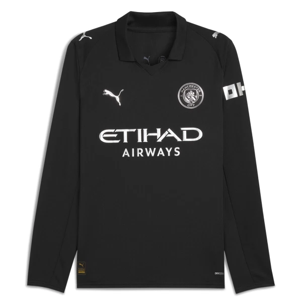 Maillot De Foot Manchester City Extérieur 25/26 Manches Longues Maillot De Foot Manchester City Extérieur 25/26 Manches Longues
