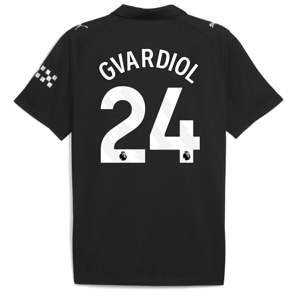 Maillot De Foot Manchester City Josko Gvardiol 24 Extérieur 25/26 Maillot De Foot Manchester City Josko Gvardiol 24 Extérieur 25/26