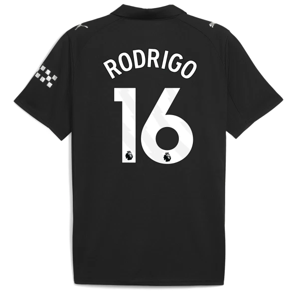 Maillot De Foot Manchester City Rodrigo Hernández 16 Extérieur 25/26 Maillot De Foot Manchester City Rodrigo Hernández 16 Extérieur 25/26