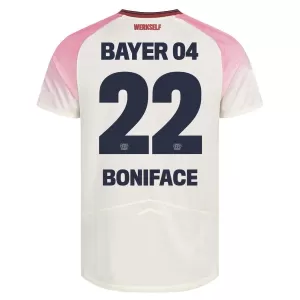 Maillot De Foot Bayer 04 Leverkusen Victor Boniface 22 Extérieur 25/26 Maillot De Foot Bayer 04 Leverkusen Victor Boniface 22 Extérieur 25/26