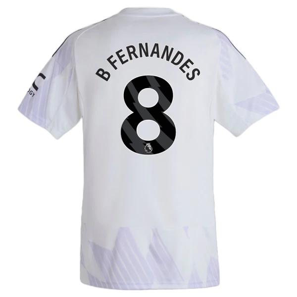 Kit De Football Manchester United Bruno Fernandes 8 Enfant Extérieur 25/26