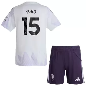 Kit De Football Manchester United Yoro 15 Enfant Extérieur 25/26