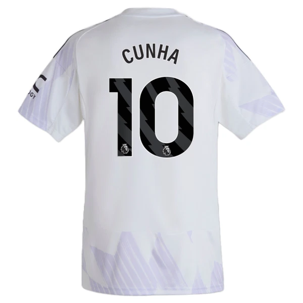 Maillot De Foot Manchester United Cunha 10 Extérieur 25/26 Maillot De Foot Manchester United Cunha 10 Extérieur 25/26