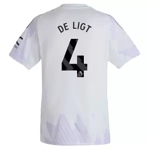 Maillot De Foot Manchester United Matthijs de Ligt 4 Extérieur 25/26