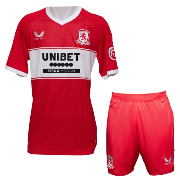 Kit De Football Middlesbrough Enfant Domicile 25/26 Kit De Football Middlesbrough Enfant Domicile 25/26