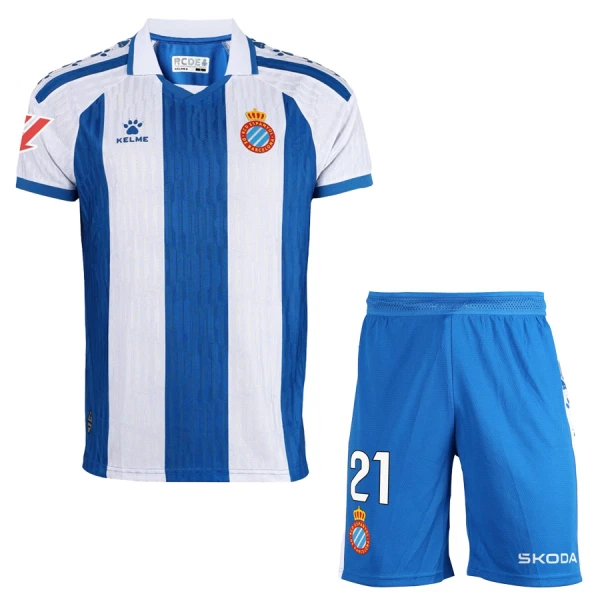 Kit De Football RCD Espanyol Enfant Domicile 25/26 Kit De Football RCD Espanyol Enfant Domicile 25/26