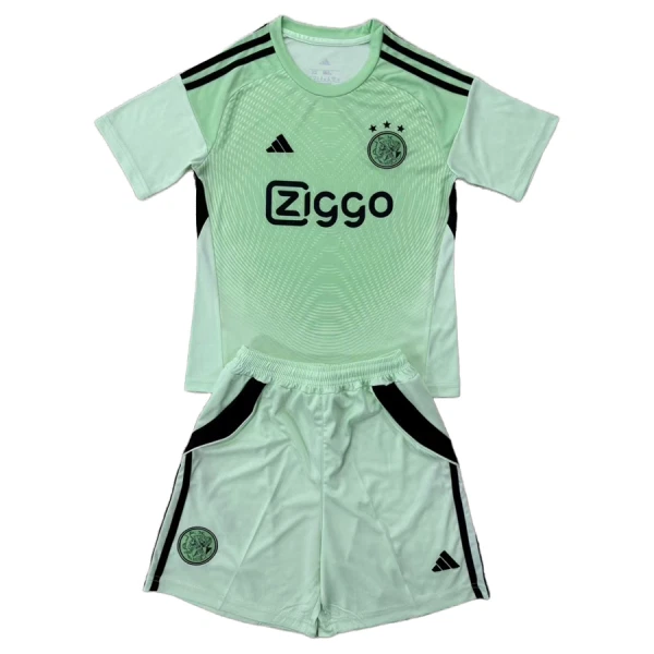 Kit De Football Gardien Ajax Amsterdam Enfant 25/26 Vert Kit De Football Gardien Ajax Amsterdam Enfant 25/26 Vert