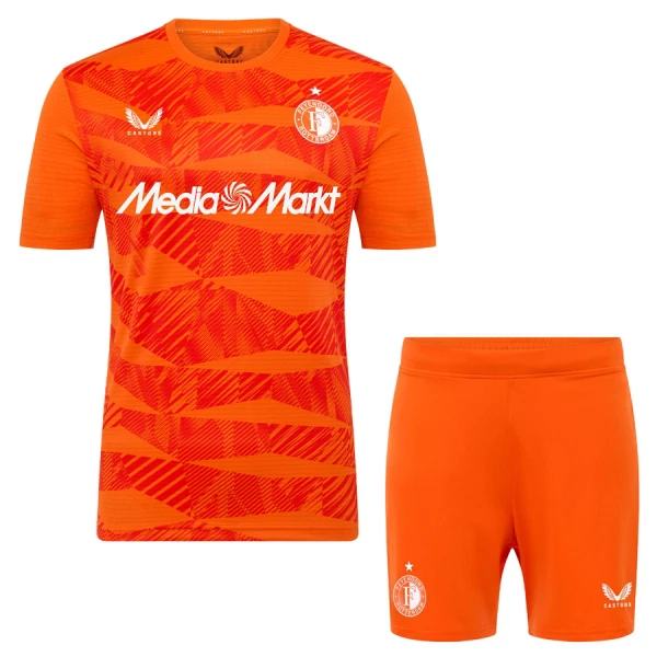 Kit De Football Gardien Feyenoord Rotterdam Enfant 25/26 Orange Kit De Football Gardien Feyenoord Rotterdam Enfant 25/26 Orange