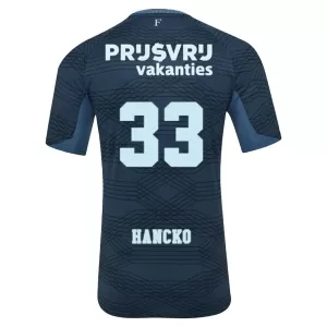 Maillot De Foot Feyenoord Rotterdam Hancko 33 Extérieur 25/26