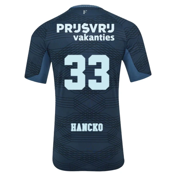 Maillot De Foot Feyenoord Rotterdam Hancko 33 Extérieur 25/26