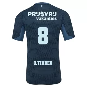 Maillot De Foot Feyenoord Rotterdam Q. Timber 8 Extérieur 25/26 Maillot De Foot Feyenoord Rotterdam Q. Timber 8 Extérieur 25/26