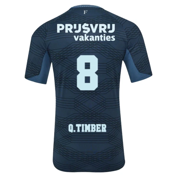 Maillot De Foot Feyenoord Rotterdam Q. Timber 8 Extérieur 25/26 Maillot De Foot Feyenoord Rotterdam Q. Timber 8 Extérieur 25/26