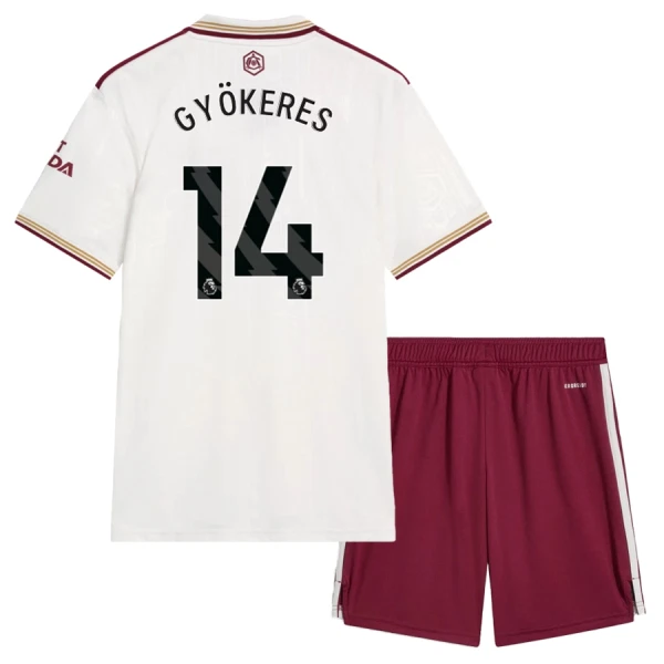 Kit De Football Arsenal Gyokeres 14 Enfant Third 25/26