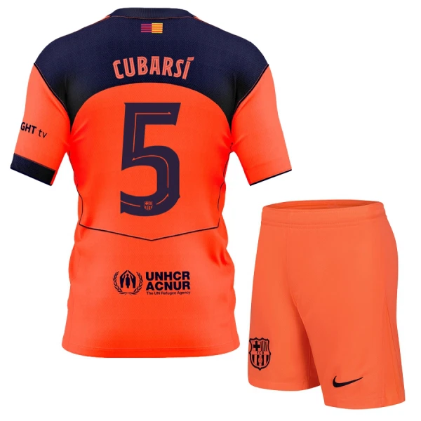 Kit De Football FC Barcelone Cubarsi 5 Enfant Third 25/26 Kit De Football FC Barcelone Cubarsi 5 Enfant Third 25/26