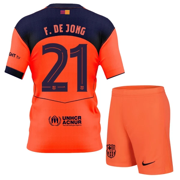 Kit De Football FC Barcelone Frenkie de Jong 21 Enfant Third 25/26 Kit De Football FC Barcelone Frenkie de Jong 21 Enfant Third 25/26