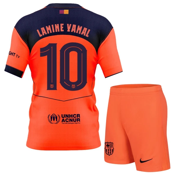 Kit De Football FC Barcelone Lamine Yamal 10 Enfant Third 25/26 Kit De Football FC Barcelone Lamine Yamal 10 Enfant Third 25/26