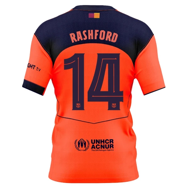Kit De Football FC Barcelone Marcus Rashford 14 Enfant Third 25/26