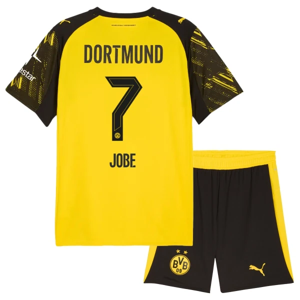 Kit De Football Borussia Dortmund Jobe 7 Enfant Domicile 25/26 Kit De Football Borussia Dortmund Jobe 7 Enfant Domicile 25/26
