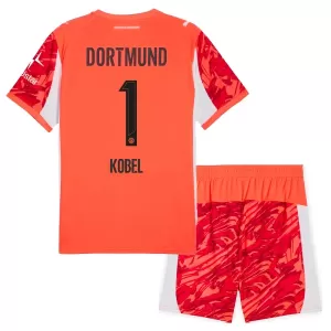 Kit De Football Gardien Borussia Dortmund Kobel 1 Enfant 25/26 Rouge Kit De Football Gardien Borussia Dortmund Kobel 1 Enfant 25/26 Rouge