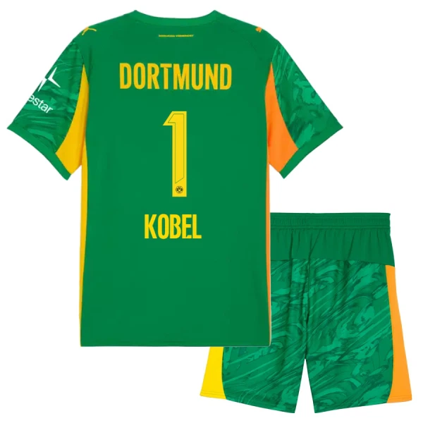Kit De Football Gardien Borussia Dortmund Kobel 1 Enfant 25/26 Vert