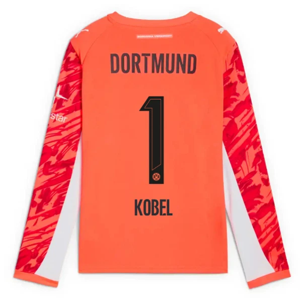 Maillot De Foot Gardien Borussia Dortmund Kobel 1 25/26 Manches Longues Rouge Maillot De Foot Gardien Borussia Dortmund Kobel 1 25/26 Manches Longues Rouge