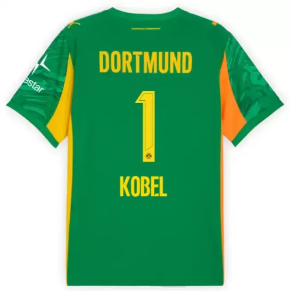 Maillot De Foot Gardien Borussia Dortmund Kobel 1 25/26 Vert Maillot De Foot Gardien Borussia Dortmund Kobel 1 25/26 Vert