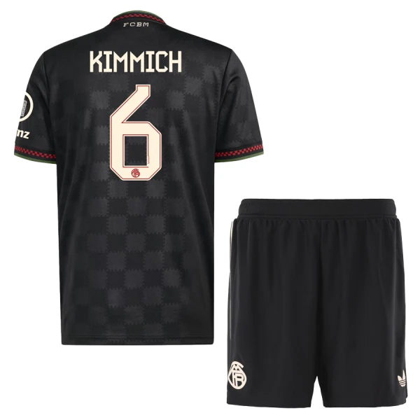Kit De Football FC Bayern Munich Joshua Kimmich 6 Enfant Third 25/26 Kit De Football FC Bayern Munich Joshua Kimmich 6 Enfant Third 25/26