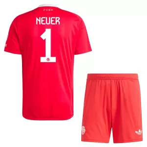 Kit De Football Gardien FC Bayern Munich Manuel Neuer 1 Enfant 25/26 Rouge