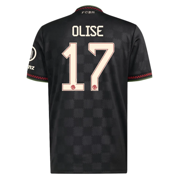Maillot De Foot FC Bayern Munich Olise 17 Third 25/26 Maillot De Foot FC Bayern Munich Olise 17 Third 25/26