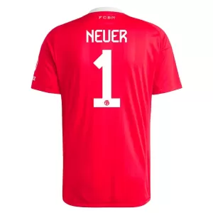 Maillot De Foot Gardien FC Bayern Munich Manuel Neuer 1 25/26 Rouge