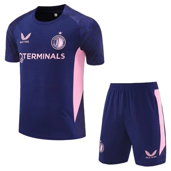 Feyenoord Rotterdam Enfant Maillots d'entraînement 25/26 Bleu