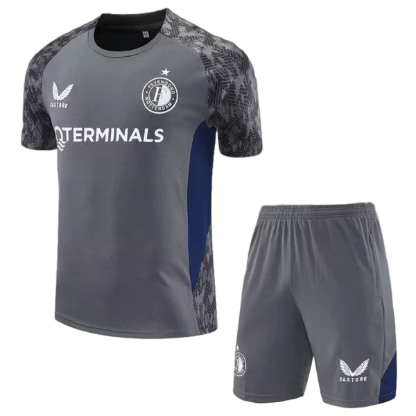 Feyenoord Rotterdam Enfant Maillots d'entraînement 25/26 Gris Feyenoord Rotterdam Enfant Maillots d'entraînement 25/26 Gris