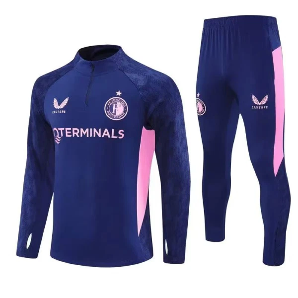Feyenoord Rotterdam Kit de Sweat-shirt d’entraînement 25/26 Bleu