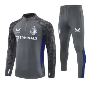 Feyenoord Rotterdam Kit de Sweat-shirt d’entraînement 25/26 Gris Feyenoord Rotterdam Kit de Sweat-shirt d’entraînement 25/26 Gris